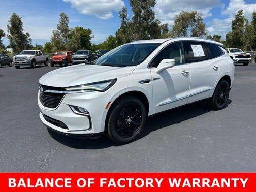 White Frost Tricoat 2023 Buick Enclave Essence FWD