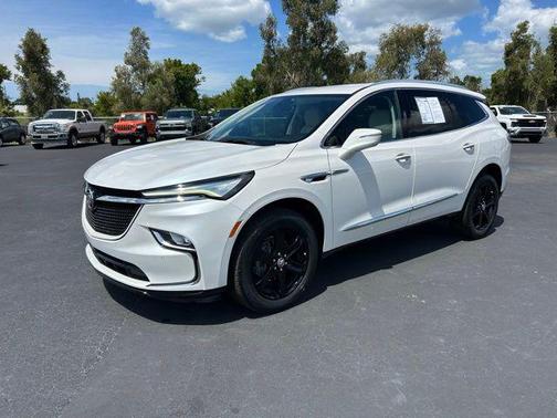 White Frost Tricoat 2023 Buick Enclave Essence FWD