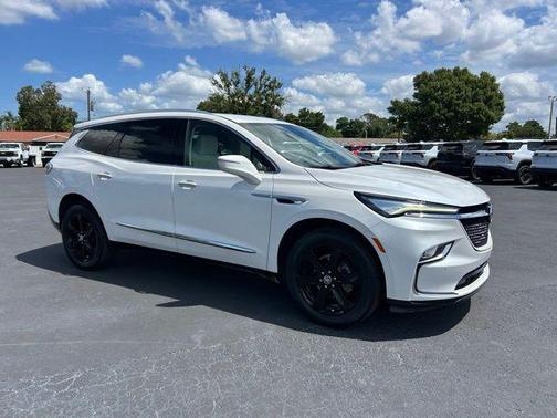 White Frost Tricoat 2023 Buick Enclave Essence FWD