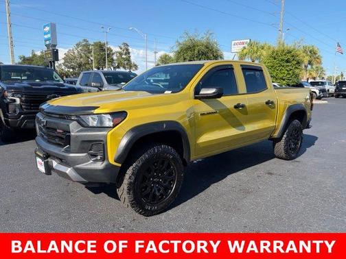 Nitro Yellow Metallic 2023 Chevrolet Colorado Trail Boss