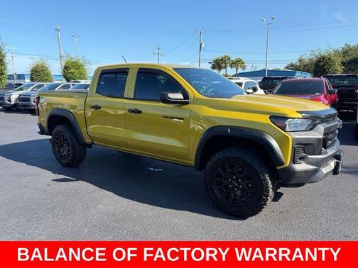 Nitro Yellow Metallic 2023 Chevrolet Colorado Trail Boss