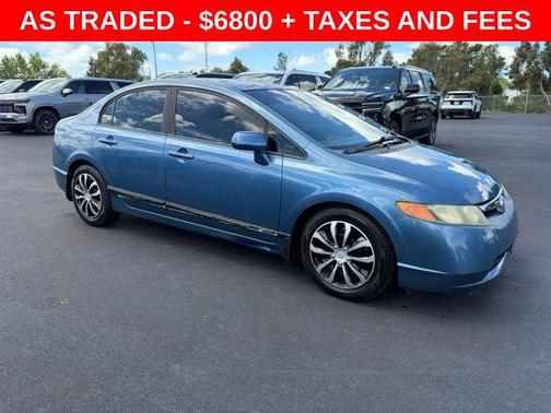 Blue 2008 Honda Civic LX