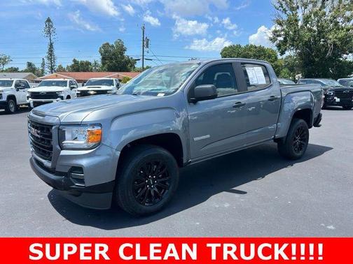 Satin Steel Metallic 2021 GMC Canyon Elevation Standard