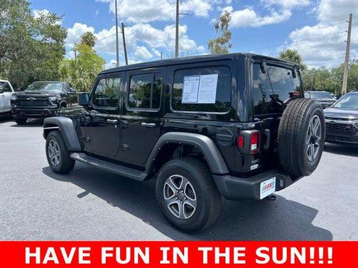 Black Clearcoat 2022 Jeep Wrangler Unlimited Sport