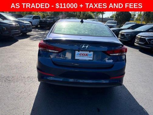 Lakeside Blue 2017 Hyundai ELANTRA Value Edition