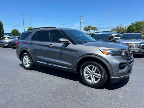 Gray Metallic 2022 Ford Explorer XLT