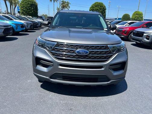 Gray Metallic 2022 Ford Explorer XLT
