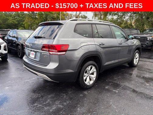Platinum Gray Metallic 2019 Volkswagen Atlas 3.6L SE w/Technology