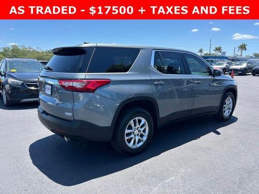 Satin Steel Metallic 2021 Chevrolet Traverse LS