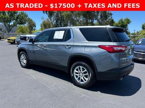 Satin Steel Metallic 2021 Chevrolet Traverse LS