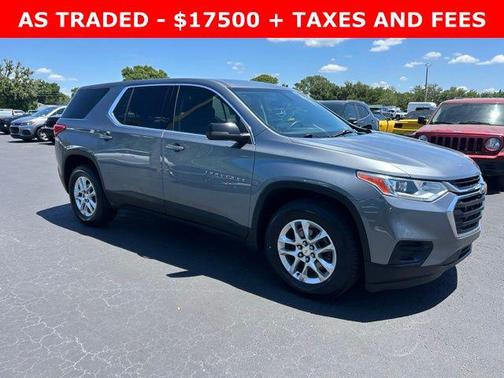 Satin Steel Metallic 2021 Chevrolet Traverse LS