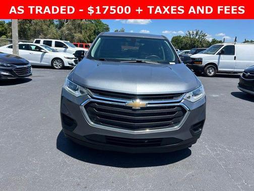 Satin Steel Metallic 2021 Chevrolet Traverse LS