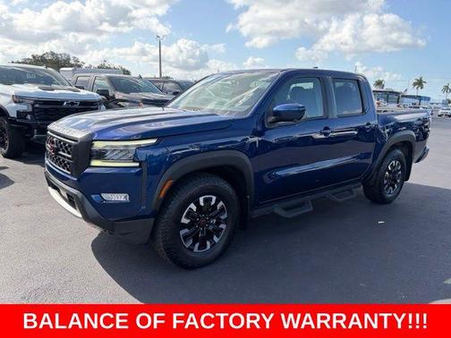 Deep Blue Pearl 2023 Nissan Frontier PRO-X
