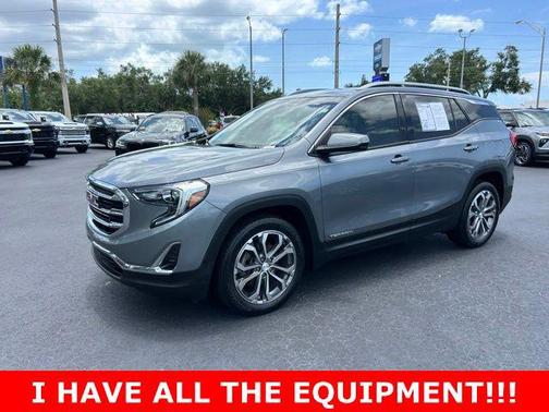 Satin Steel Metallic 2018 GMC Terrain SLT