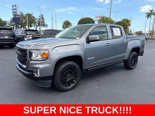 Satin Steel Metallic 2022 GMC Canyon Elevation