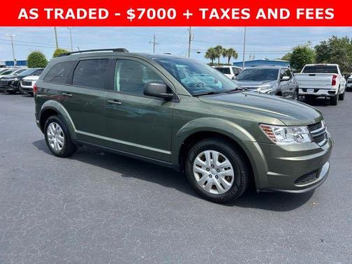 Olive Green Pearlcoat 2018 Dodge Journey SE