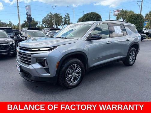 Sterling Gray Metallic 2025 Chevrolet Traverse LT