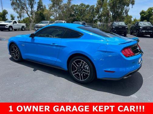 Grabber Blue Metallic 2023 Ford Mustang GT Premium