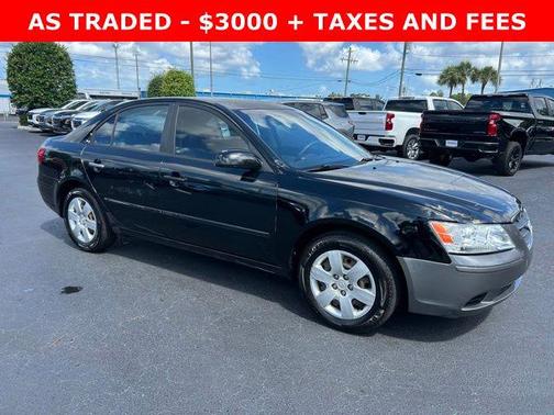 Ebony Black 2009 Hyundai SONATA GLS