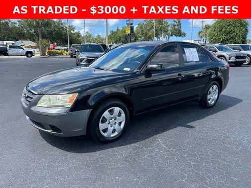 Ebony Black 2009 Hyundai SONATA GLS
