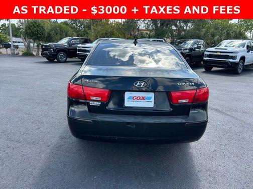 Ebony Black 2009 Hyundai SONATA GLS