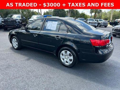 Ebony Black 2009 Hyundai SONATA GLS