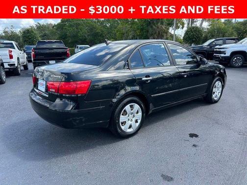 Ebony Black 2009 Hyundai SONATA GLS
