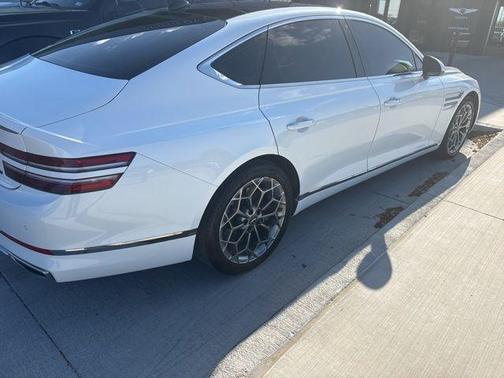 White 2021 Genesis G80 3.5T RWD