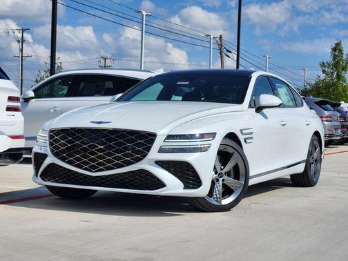 White 2025 Genesis G80 2.5T Sport Prestige AWD