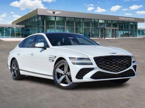 White 2025 Genesis G80 2.5T Sport Prestige AWD