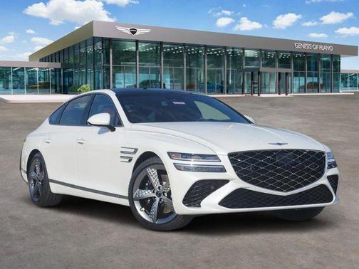 Alta White 2026 Genesis G80 3.5T Sport Prestige AWD