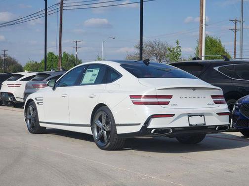 Alta White 2026 Genesis G80 3.5T Sport Prestige AWD