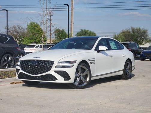 Alta White 2026 Genesis G80 3.5T Sport Prestige AWD