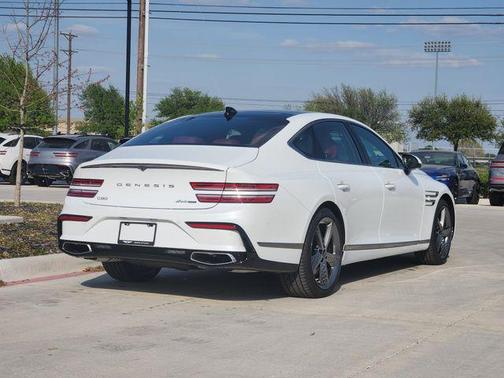 Alta White 2026 Genesis G80 3.5T Sport Prestige AWD