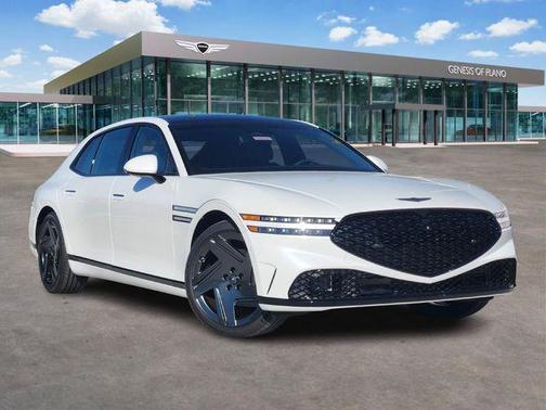 White 2026 Genesis G90 e-SC Prestige Black