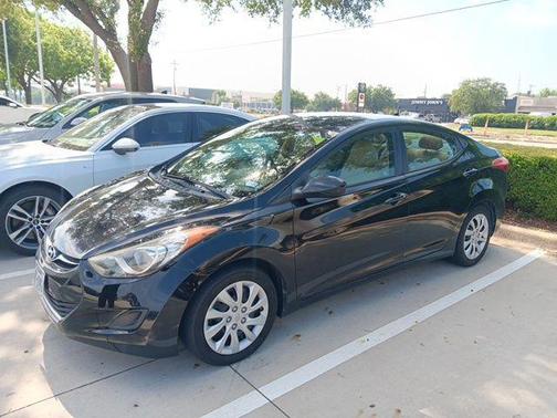 Midnight Black 2012 Hyundai ELANTRA GLS