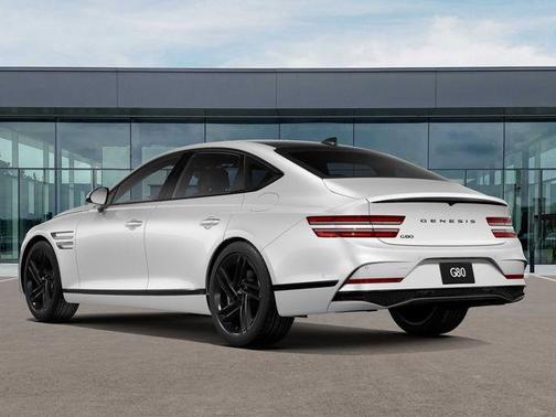 Alta White 2026 Genesis G80 3.5T Prestige Black AWD