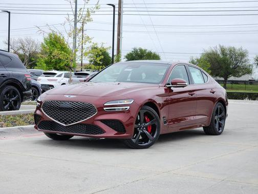 Red 2026 Genesis G70 3.3T RWD Sport Prestige