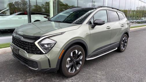 Jungle Green 2023 Kia Sportage Plug-In Hybrid X-Line