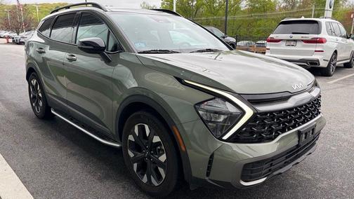 Jungle Green 2023 Kia Sportage Plug-In Hybrid X-Line