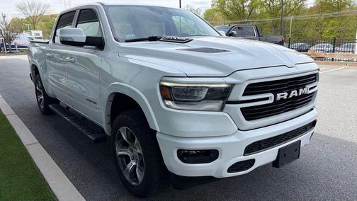 Bright White Clearcoat 2021 RAM 1500 Laramie