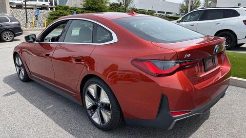 Sunset Orange Metallic 2024 BMW i4 Gran Coupe xDrive40