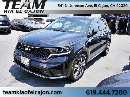 Aurora Black 2022 Kia Sorento Plug-In Hybrid SX Prestige