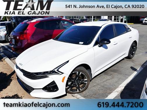 White Pearl 2024 Kia K5 GT-Line