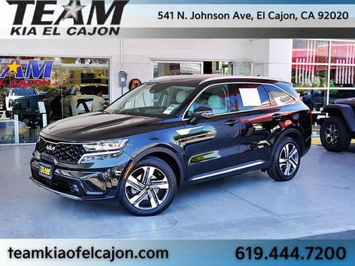 Aurora Black 2023 Kia Sorento Hybrid SX Prestige