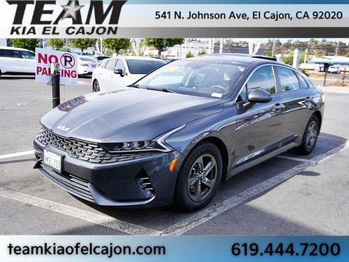 Gray 2022 Kia K5 LXS