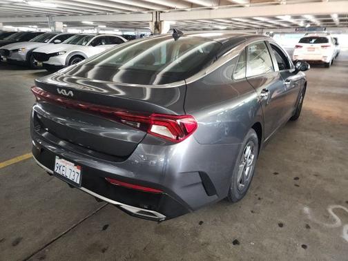 Gray 2022 Kia K5 LXS