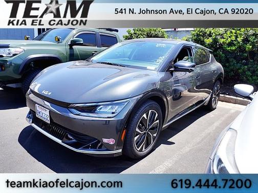 Gray 2024 Kia EV6 Wind