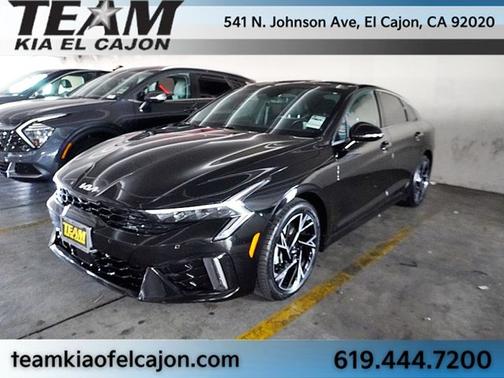 Aurora Black 2025 Kia K5 GT-Line