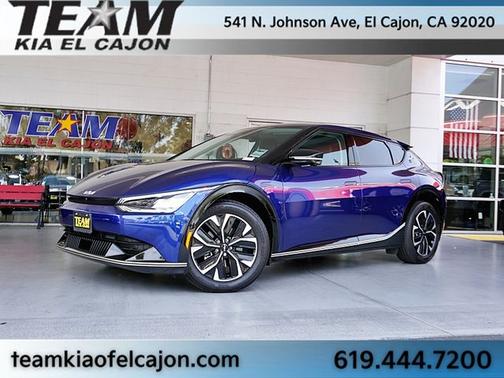 Blue 2024 Kia EV6 Wind